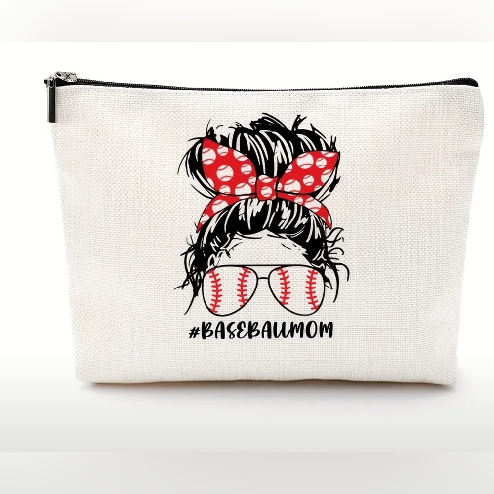 Baseball Mom NEW Small Zipper close bag